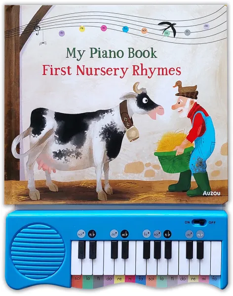 หนังสือเด็ก Auzou - Piano Book: Nursery Rhyme