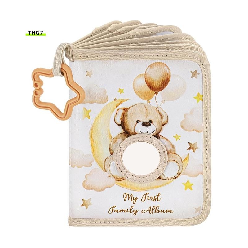 Belinda7Baby Photo Album-Soft Baby Book First Year Baby Photo Book อัลบั้มเด็กถือ 4x6 ในภาพสําหรับ Memory Album Baby Shower