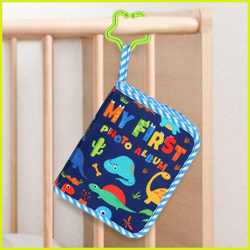 Baby Cloth Photo Album Soft Cloth Memories Album for Babys First Year Portable Cute Emotional Development Tool