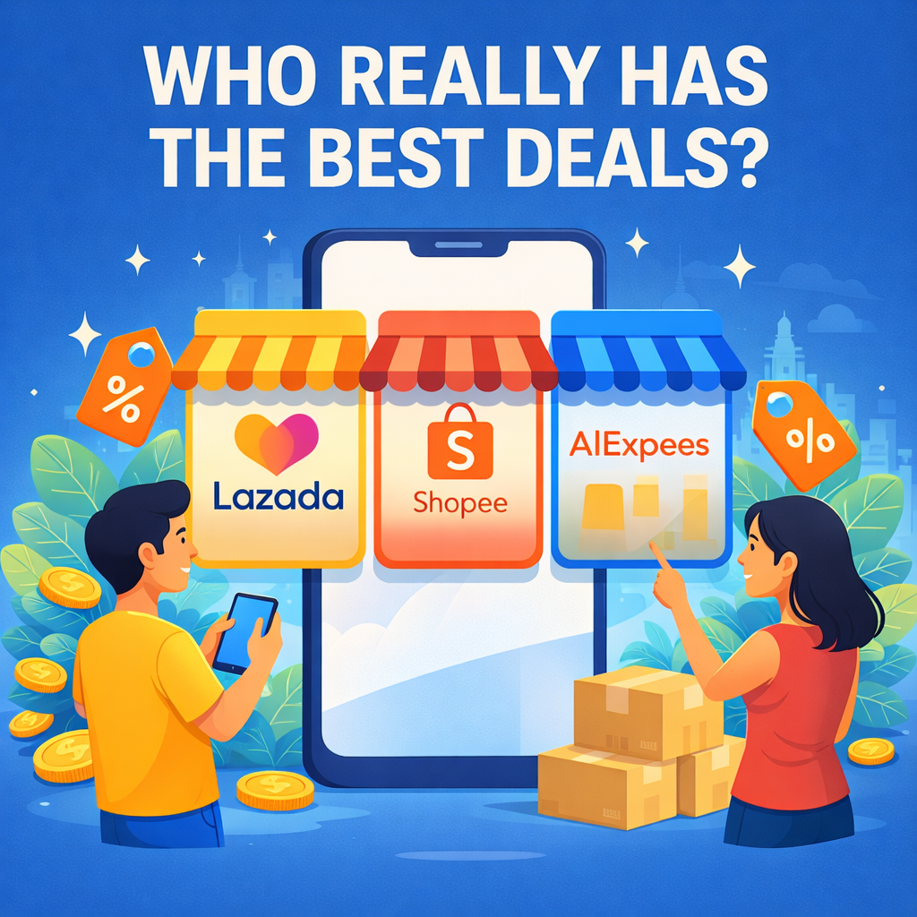 Lazada vs Shopee vs AliExpress – Where Can You Really Find the Best Deals?