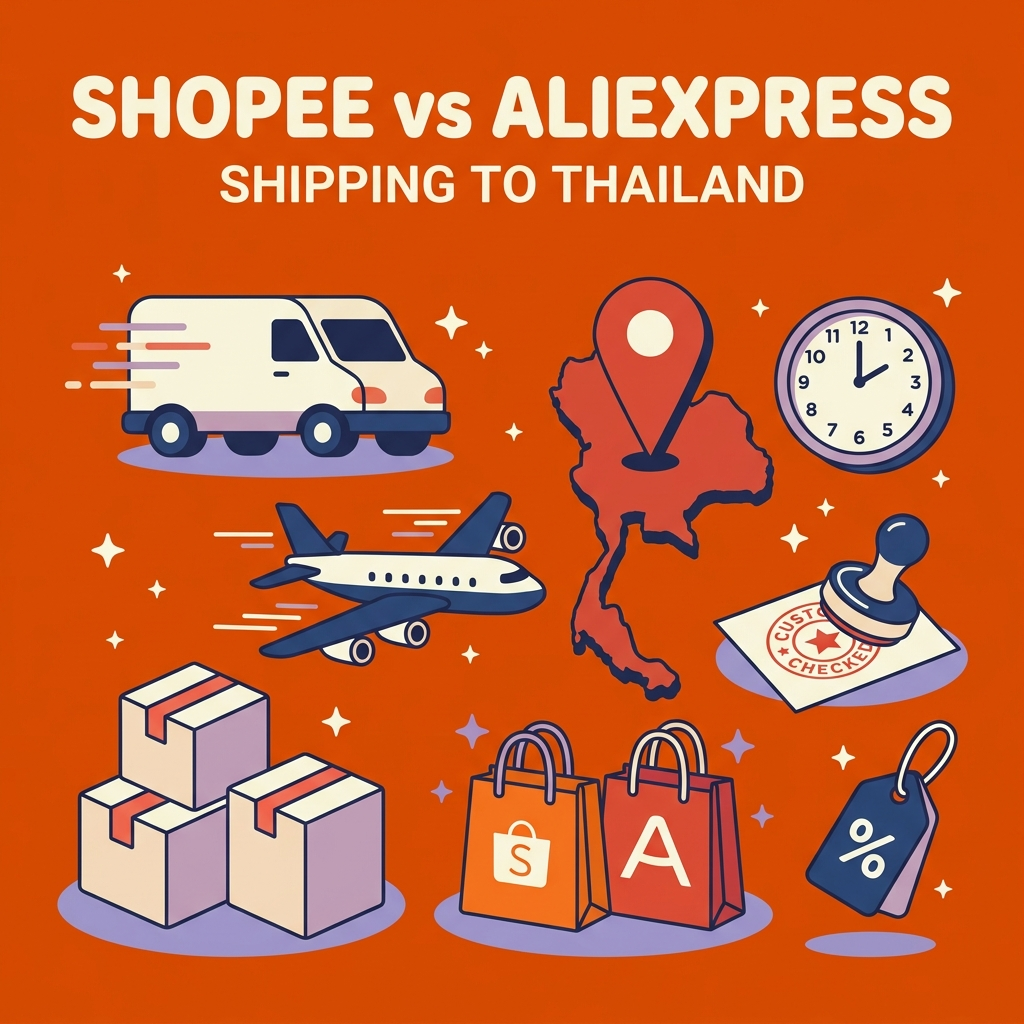 Shopee vs AliExpress: Shipping to Thailand — Times, Customs & Which Is Really Cheaper