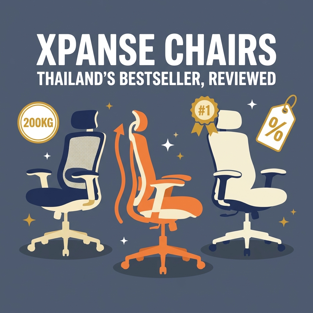 Xpanse Ergonomic Chairs Review: Why This Brand Dominates Thai Bestseller Lists